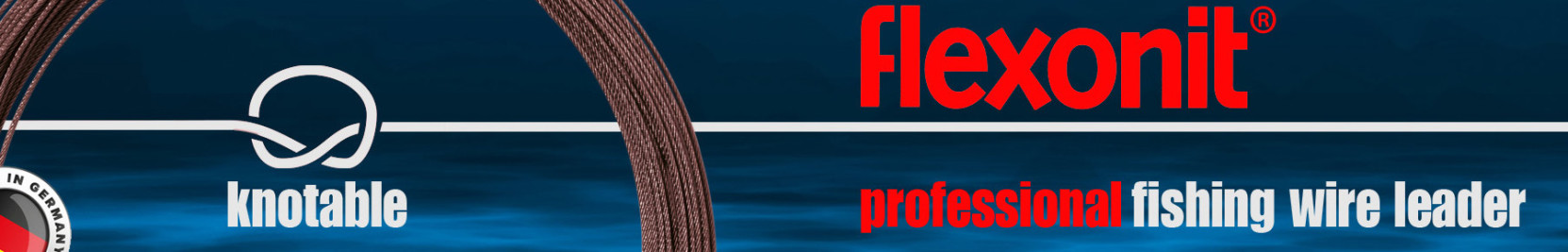 Flexonit.com Fishing Wire Leader Banner