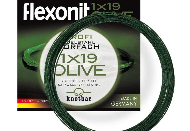 flexonit Fishing Wire Leader 1x19 Olive